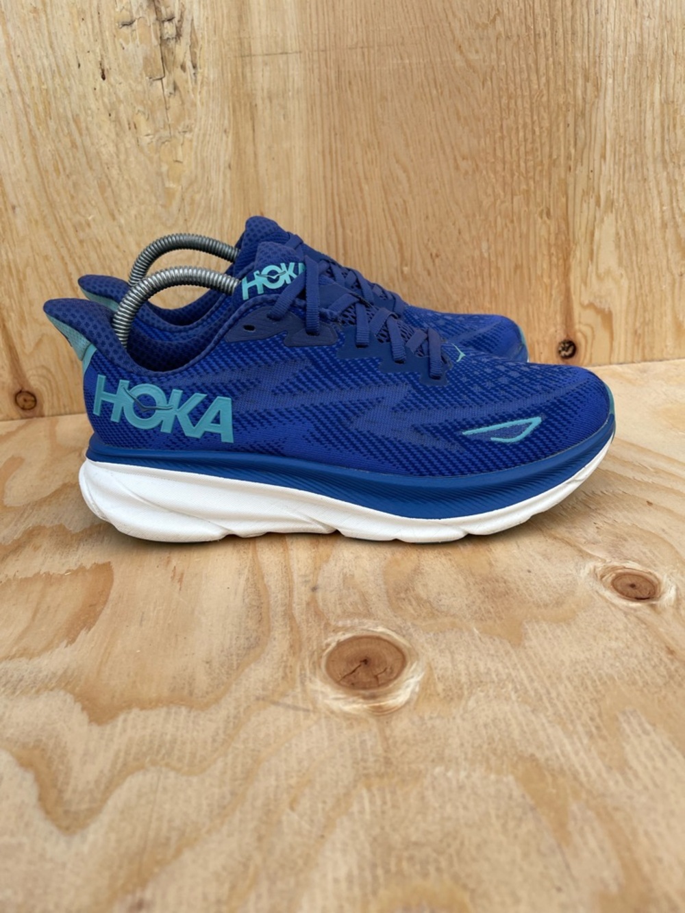 Hoka One One Women's Blue Teal Athletic Running Shoes